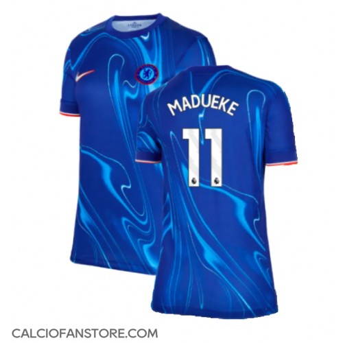 Maglia Calcio Chelsea Noni Madueke #11 Prima Divisa Donna 2024-25 Manica Corta